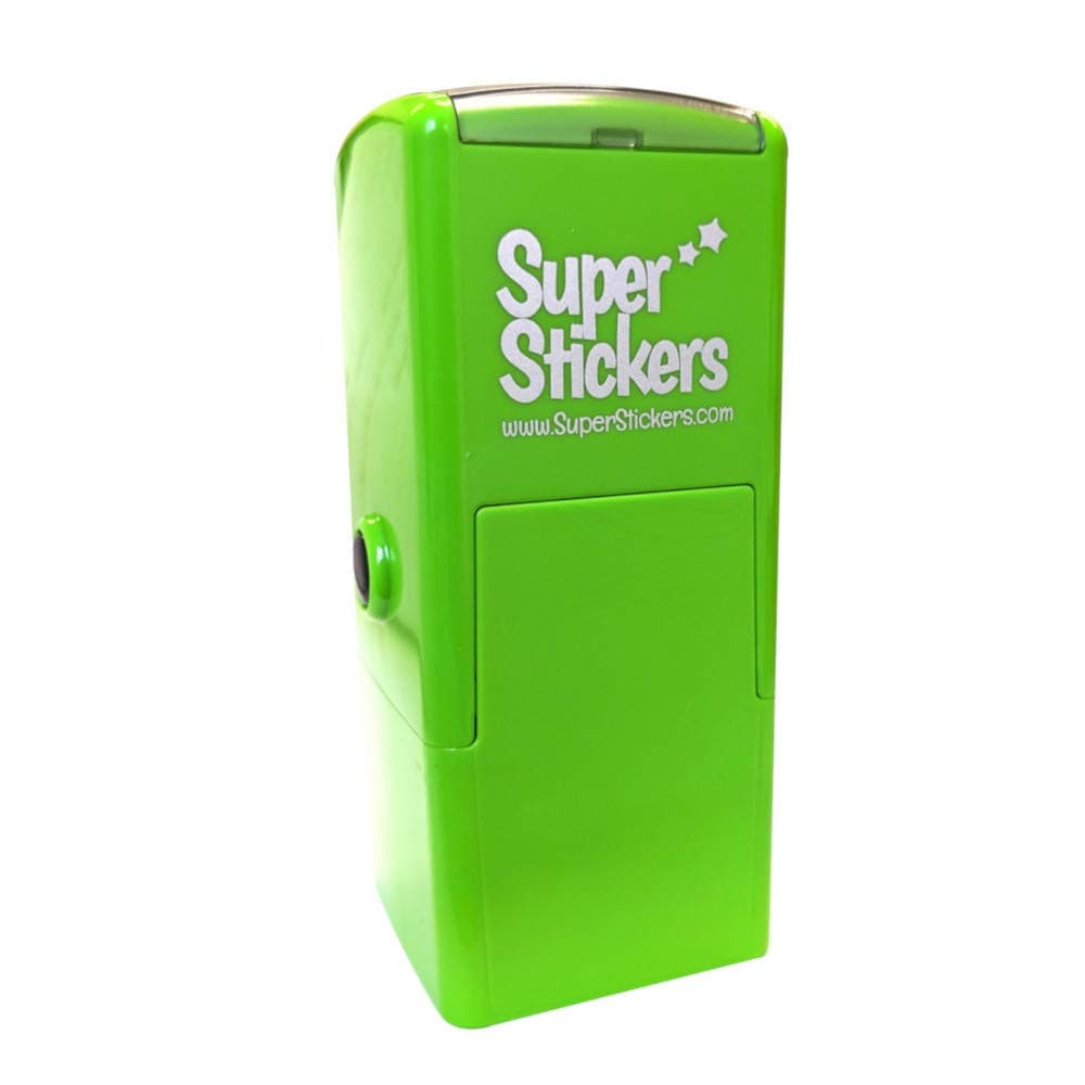 SuperStickers Stamper Solutions Verbal Feedback Given Pre-Inked Stamper, Green, 25mm (Pack of 2)
