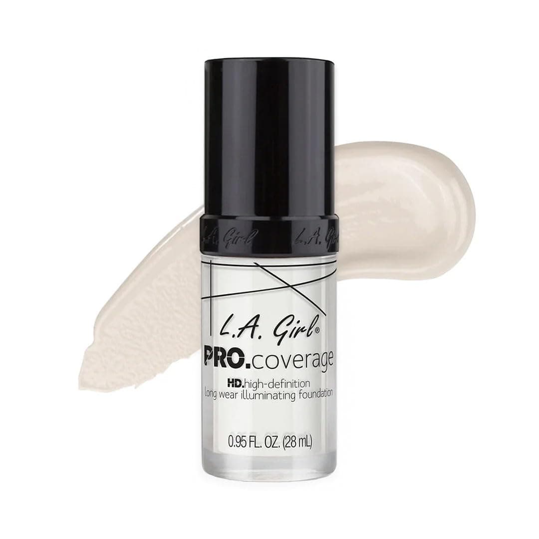 PRO Coverage Illuminating Foundation โ Dewy Finish Liquid Makeup for Glowing Skin, Long-Lasting & Hydrating Base for Dry to Normal Indian Skin, 28ml (White)