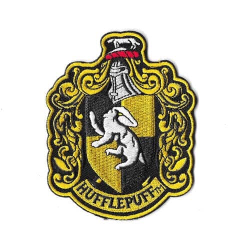 PSL Huffle Puff Crest Iron on Sew on Embroidered Patch for Wizard Potter Cosplay