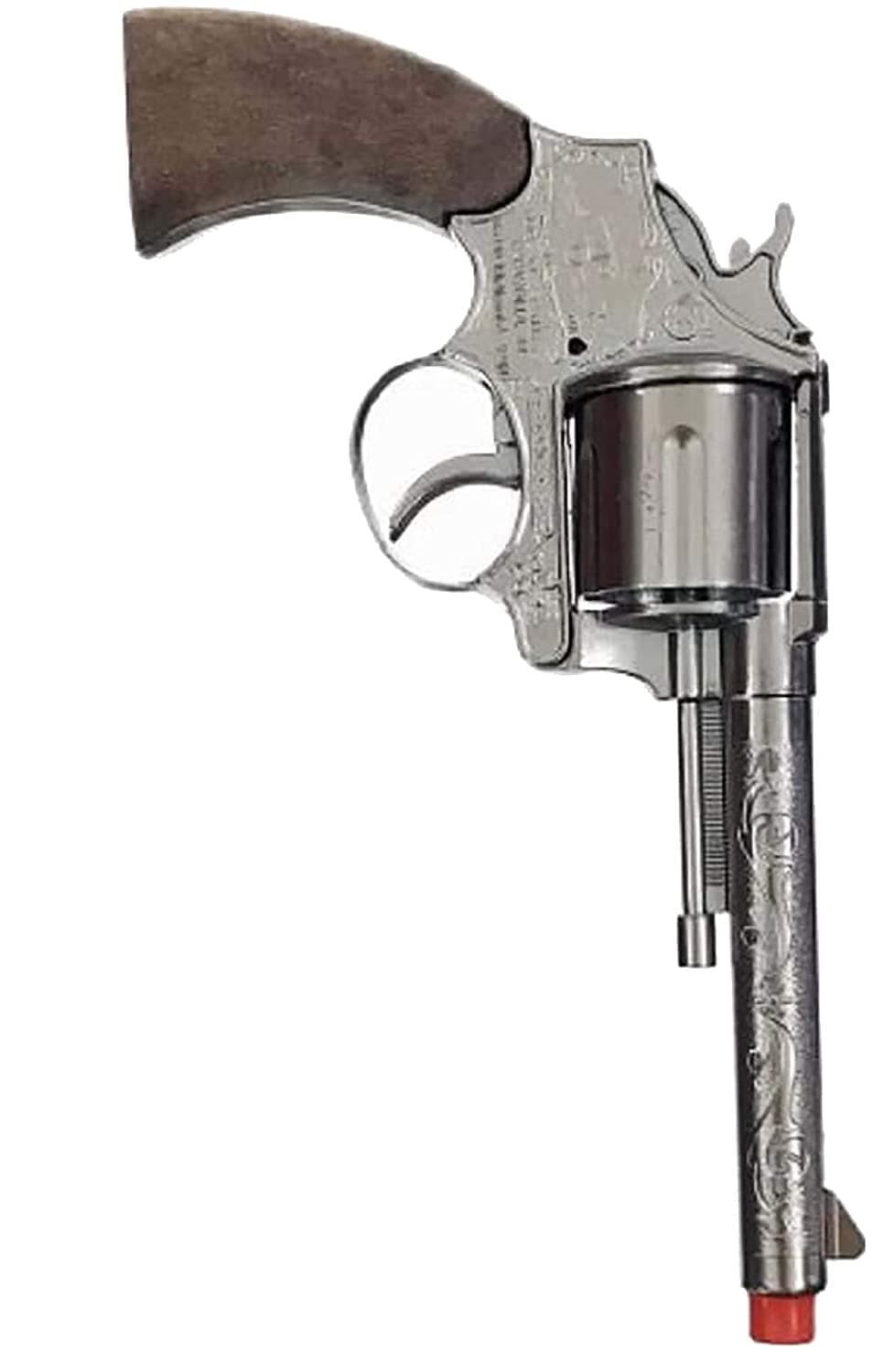 PARRIS CLASSIC QUALITY TOYS EST. 1936 - Jesse James Pistol Holster Set, Solid Die-Cast Metal Toy Gun, Includes 7" Pistol & Belt, Made in Italy, Safe for Children, Authentic Old West Design