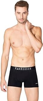 Van Heusen Men Breathable AIR Series Active Trunks - Polyamide Elastane - Swift Dry, High Stretch Mesh_40047_Pure Black01_XL Pure Black