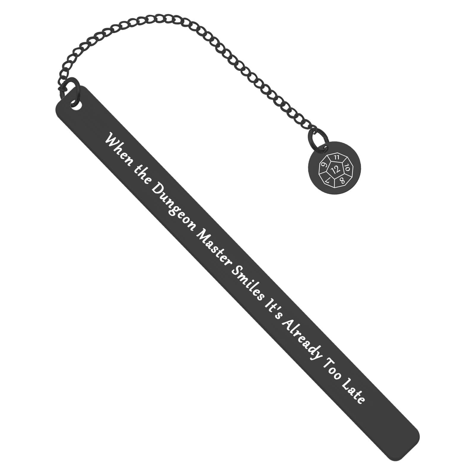 Dungeon Master Gift DND Bookmark When The Dungeon Master Smiles It's Already Too Late Bookmark RPG Gamer Gift DND Player Gift DM Fans Gift