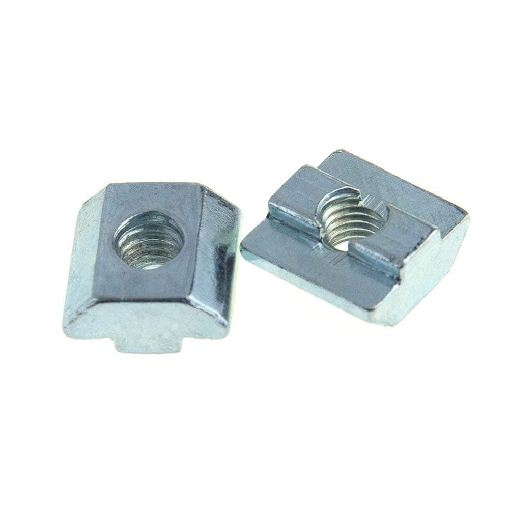 T Nuts Tee Sliding Slot Nuts 40 Series M8 Threaded Slide in Pre-Assembly for 40x40 Aluminum Extrusions Frame with Profile 4040 Sereis 8mm Slot for CNC Router Build Rail 3D Printer 12pcs