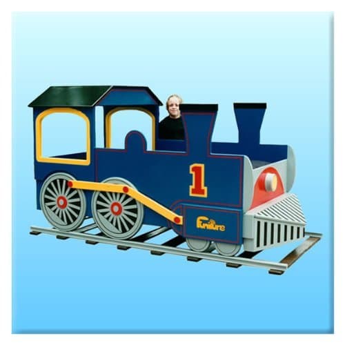 Train Bed - Woodworking Plans with Full Scale Curves (Twin-Size)