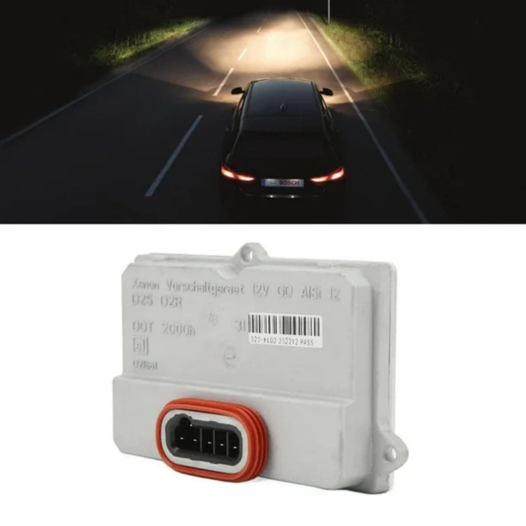 Headlight Control Module with XENON HID Ballast 12V 35W Compatible with A6 A8 5 Series 7 Series x3 X5 Z4 E Class ML SLK R Class 2002-2008 Replacement for 4E0907476 5DV00829000