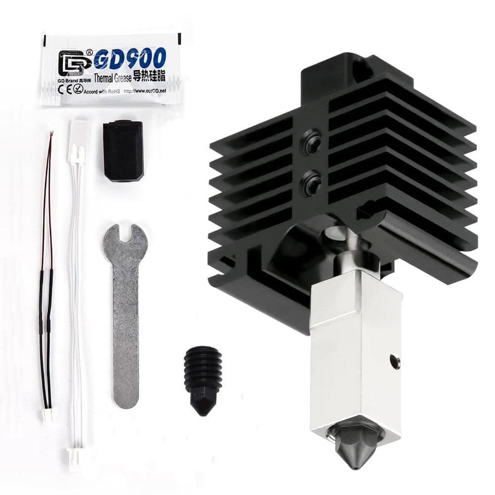 HICTOP Bambu Lab Hotend X1 Carbon Assembly with Removable Hardened Steel 0.4mm Nozzle Hotend for Bambu Lab X1 Series 3D Printers