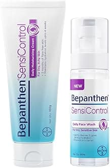 Bepanthen World's No.1 Skincare Brand SensiControl Facewash and Moisturizer for Dry Skin