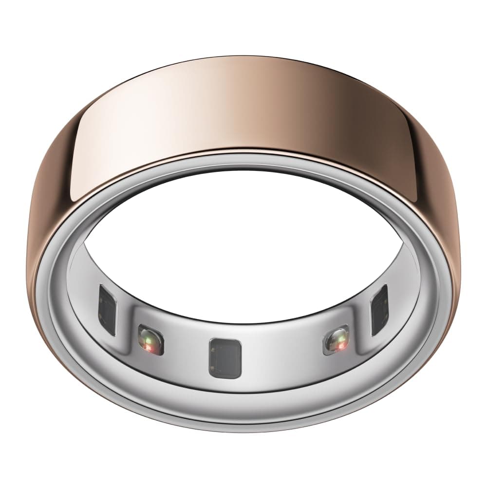 Oura Ring 4 - Rose Gold - Size 5 - Sleep, Activity, Women’s Health, AI Advisor, Up to 8 Days of Battery Life, Size Before You Buy, Android & iOS Compatible