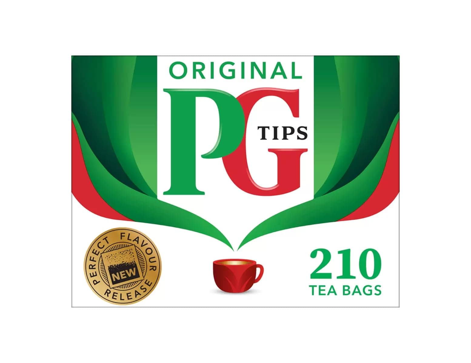 Original P G Tips Tea Bags, 4 x 210 Pack Sold by Shop4less