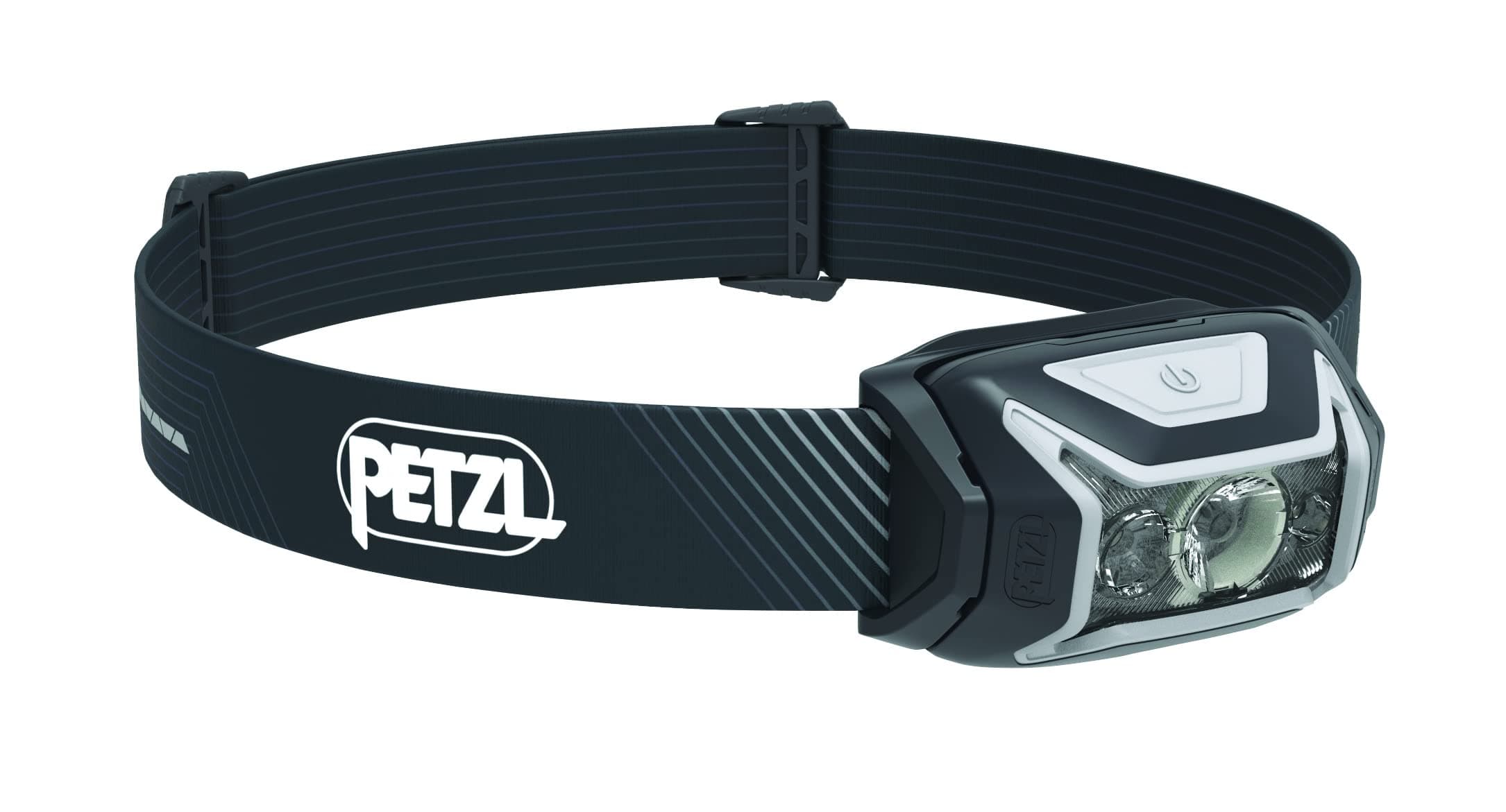 PETZL ACTIK CORE Rechargeable Headlamp - 600 Lumens - Grey
