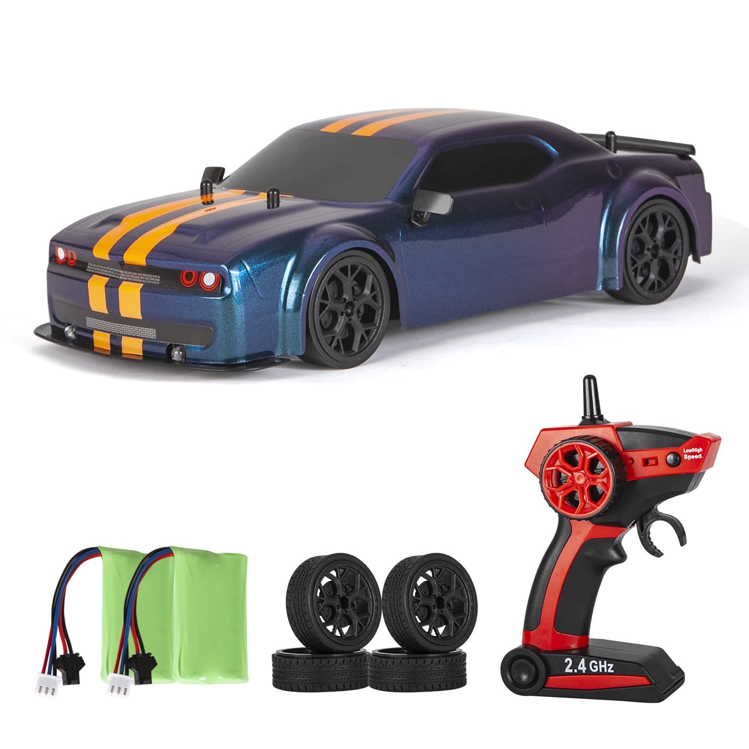 RC Drift Car, 1:14 Remote Control Car 4WD Drift RC Cars Vehicle 28km/h High Speed Racing RC Drifting Car Gifts Toy for Boys Kids