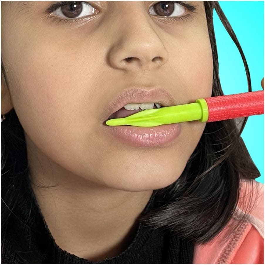 SpeechGears V-Pen's Attachment Pointed-Tip Speech Therapy Tool for Kids Helpful in Oral Sensory Integration Therapy, Green