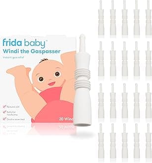 Frida Baby Windi Gas Passer, Baby Gas Relief, Made in USA, 100% Natural, Safe & Effective Instant Relief for Babies & Infants, 20ct