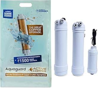 Eureka Forbes Dr. Aquaguard Classic+ Ea Uv Kit(Genuine Aquaguard Cartridge) with Active Copper,Long Lasting Cartridge (6000L)