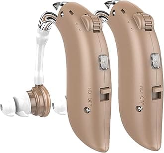 Dellona Next-level Hearing Aids For Seniors Severe Hearing Loss - Rechargeable Hearing Aids W/ Type-c, Behind-the-ear Otc Hearing Aid -(Pair) Hearing Aids For Seniors Rechargeable With Noise