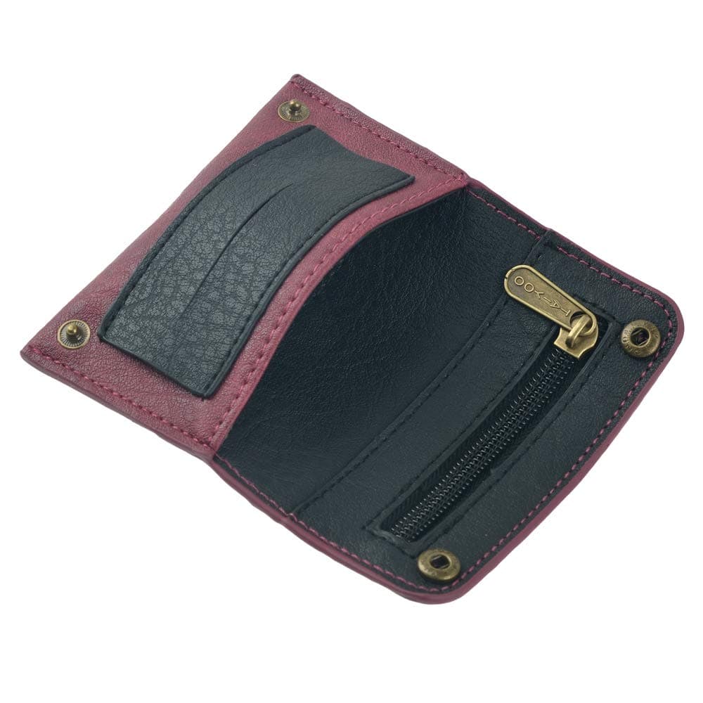 Case Pouch 4.4" Pocket Size 100% PU (Maroon)