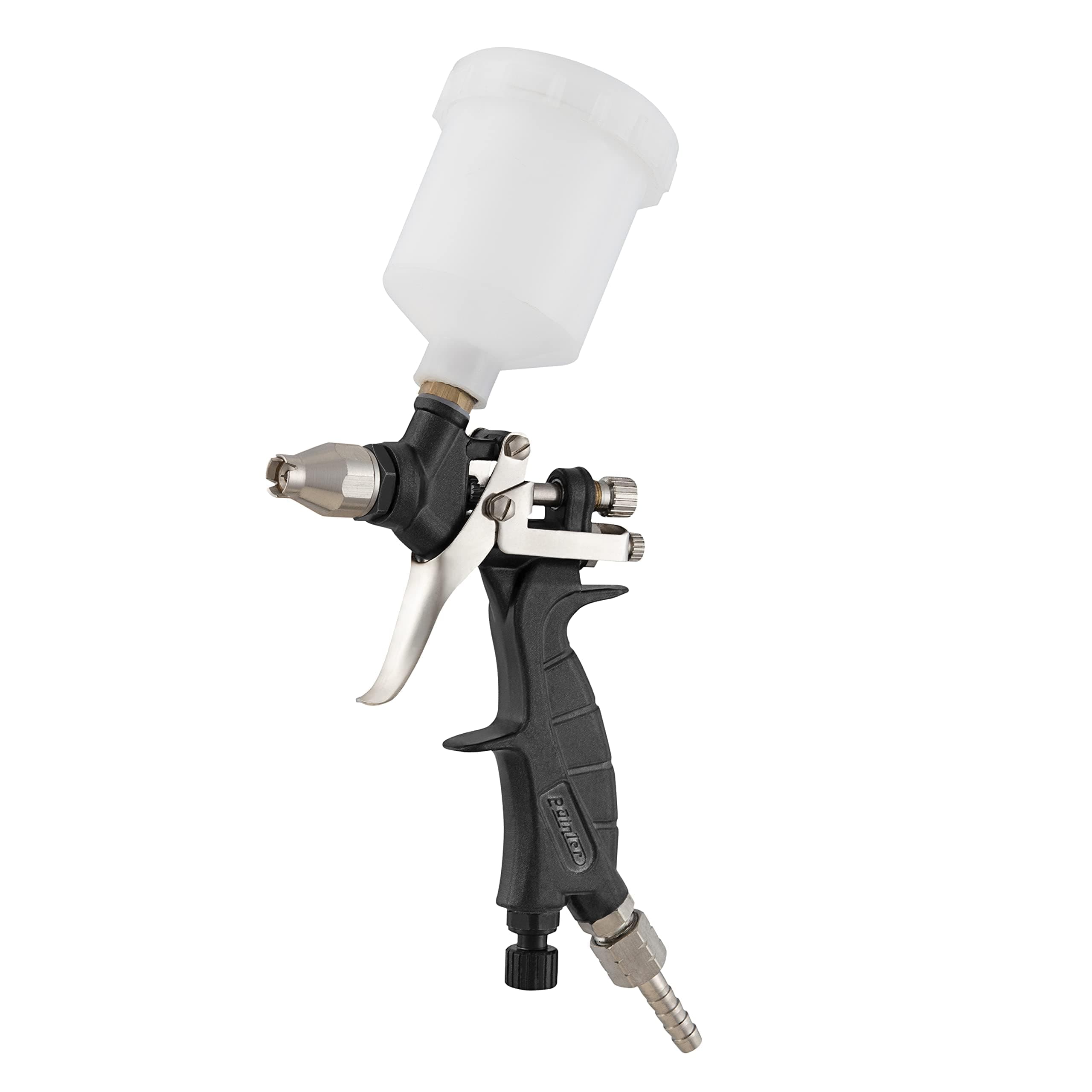 Painter Spray Gun (LABEL) Plus Spray Gun 1/4 Pint (Ps-03)., Hand Powered, White