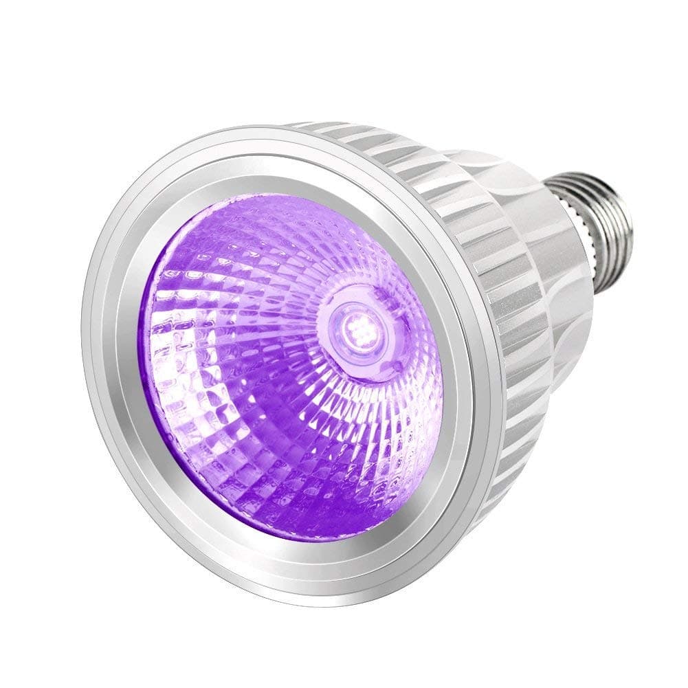 YeeSite Black Light Bulbs 30 Watts UV LED Flood Light for Parties Blacklight Poster, E27 Medium Base