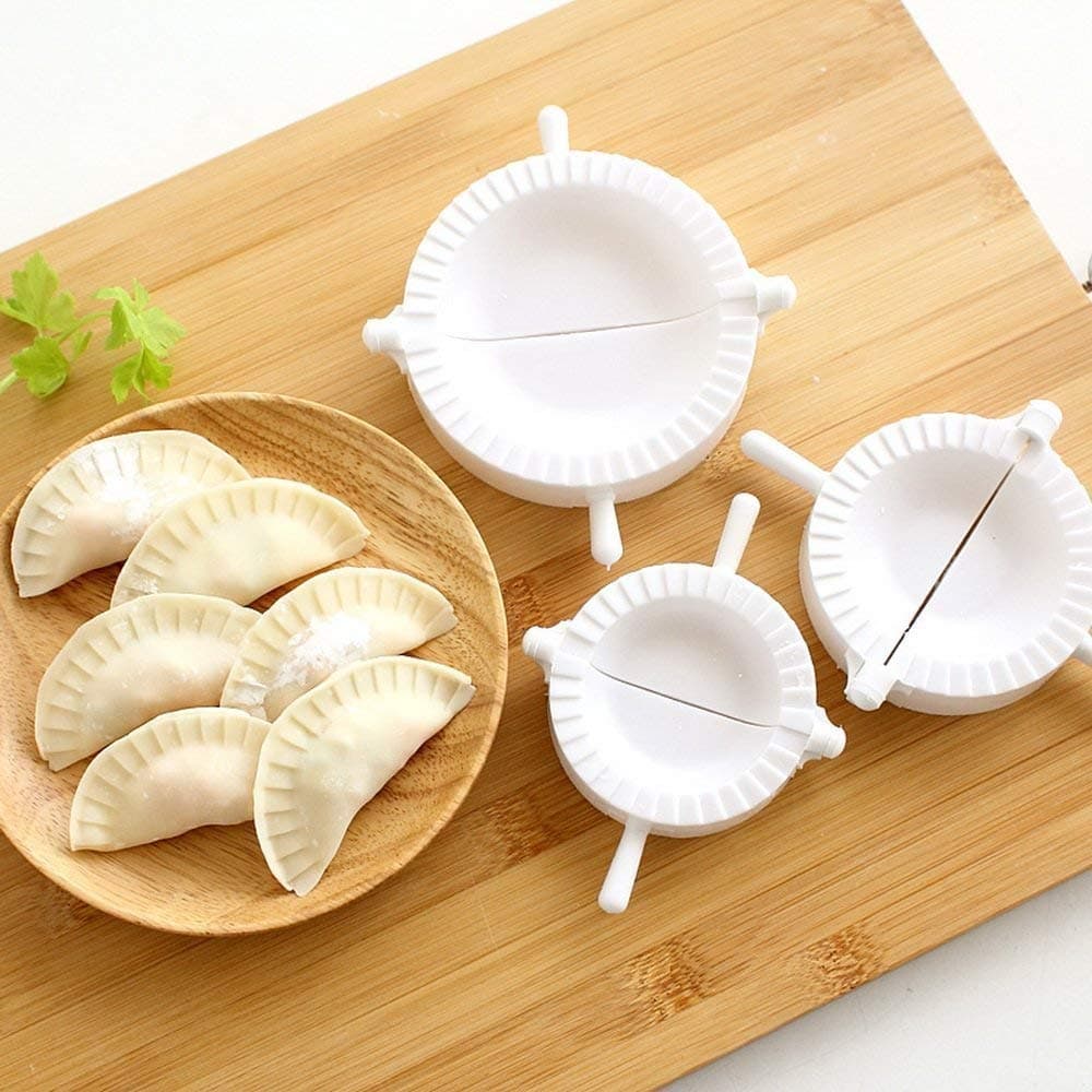 3 PCS Dough Empanada Pastry Pie Ravioli Dumpling Mold Press Clip Mould Maker Kitchen Tool