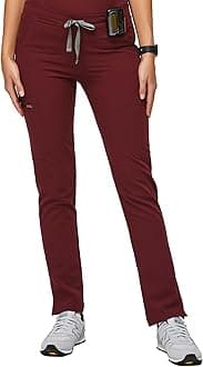 YOLA Skinny Scrub Pants for Women — Moisture-Wicking Medical Scrub Pants