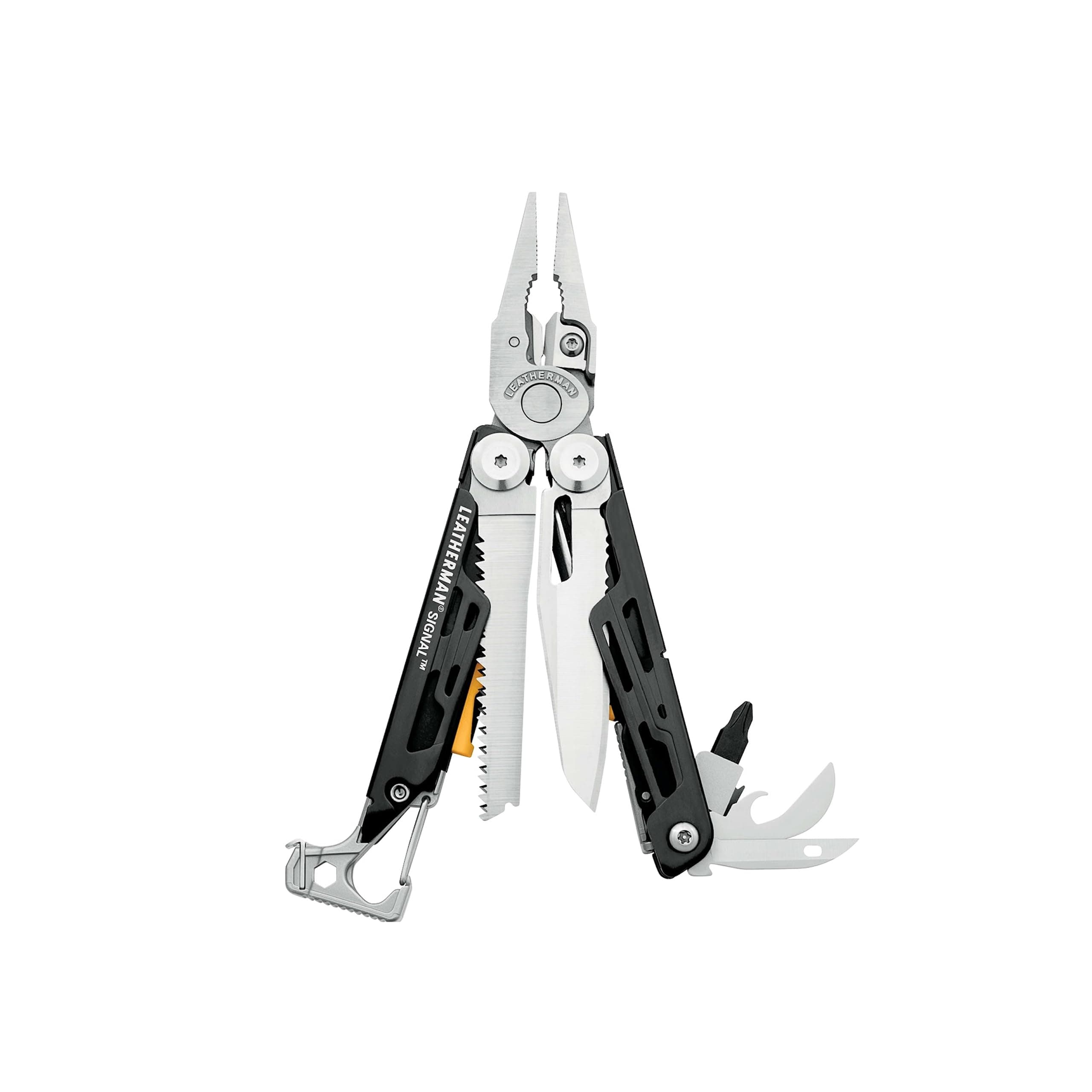 Signal Multi-Tool - 19 Tools for Camping & Survival, Silver with Nylon Holster