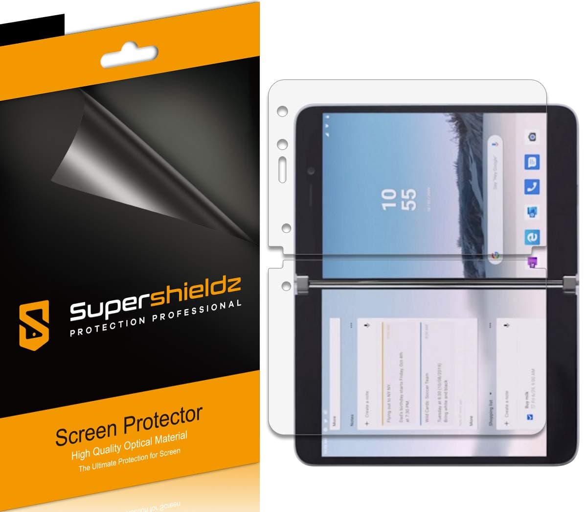 (3 Pack) Designed for Microsoft Surface Duo Screen Protector, (3 Left Screen and 3 Right Screen) Anti Glare and Anti Fingerprint (Matte) Shield