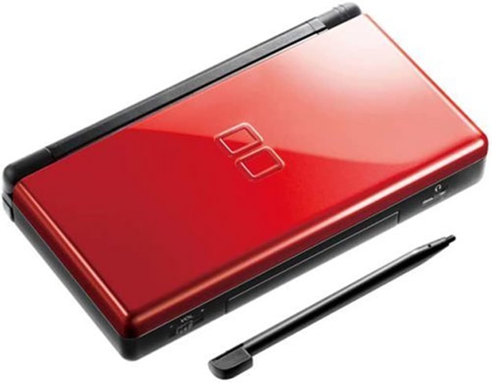 Nintendo DS Lite Console System in Crimson Red & Black