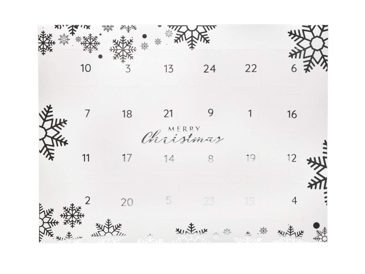Aromabar Wax Melts Advent Calendar White Silver Snowflake