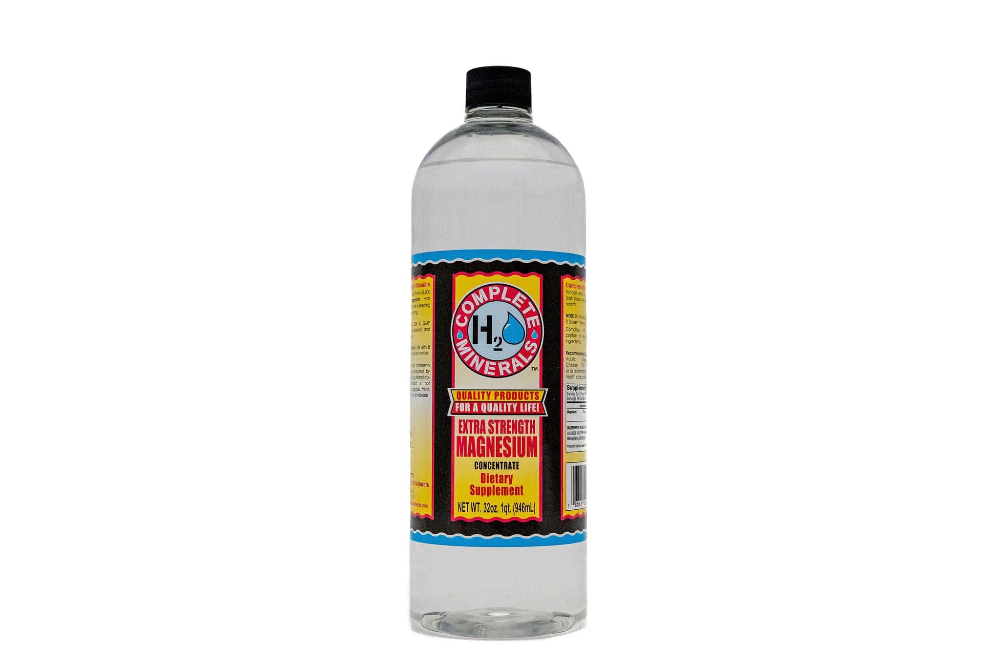 Magnesium Ionic Mineral Water Extra Strength 4X Concentrate 4,800 ppm 32 fl. oz.