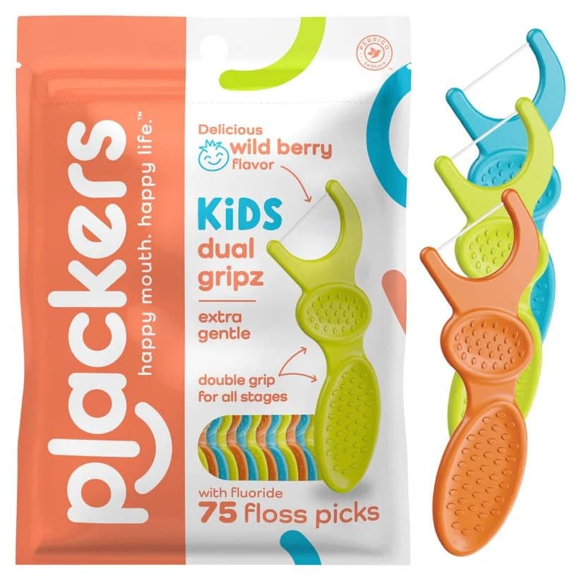Kids Flossers - 75 Count - Pack of 3