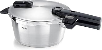 Fissler 602-410-03-000 Pressure Cooker, Easy to Cook with Simple Pressure Display, Premium, 3.5 L., Gas IH Compatible, For 2 - 3 People, Quiet, Pressure Cooker, 2 Levels of Pressure Setting, Made in