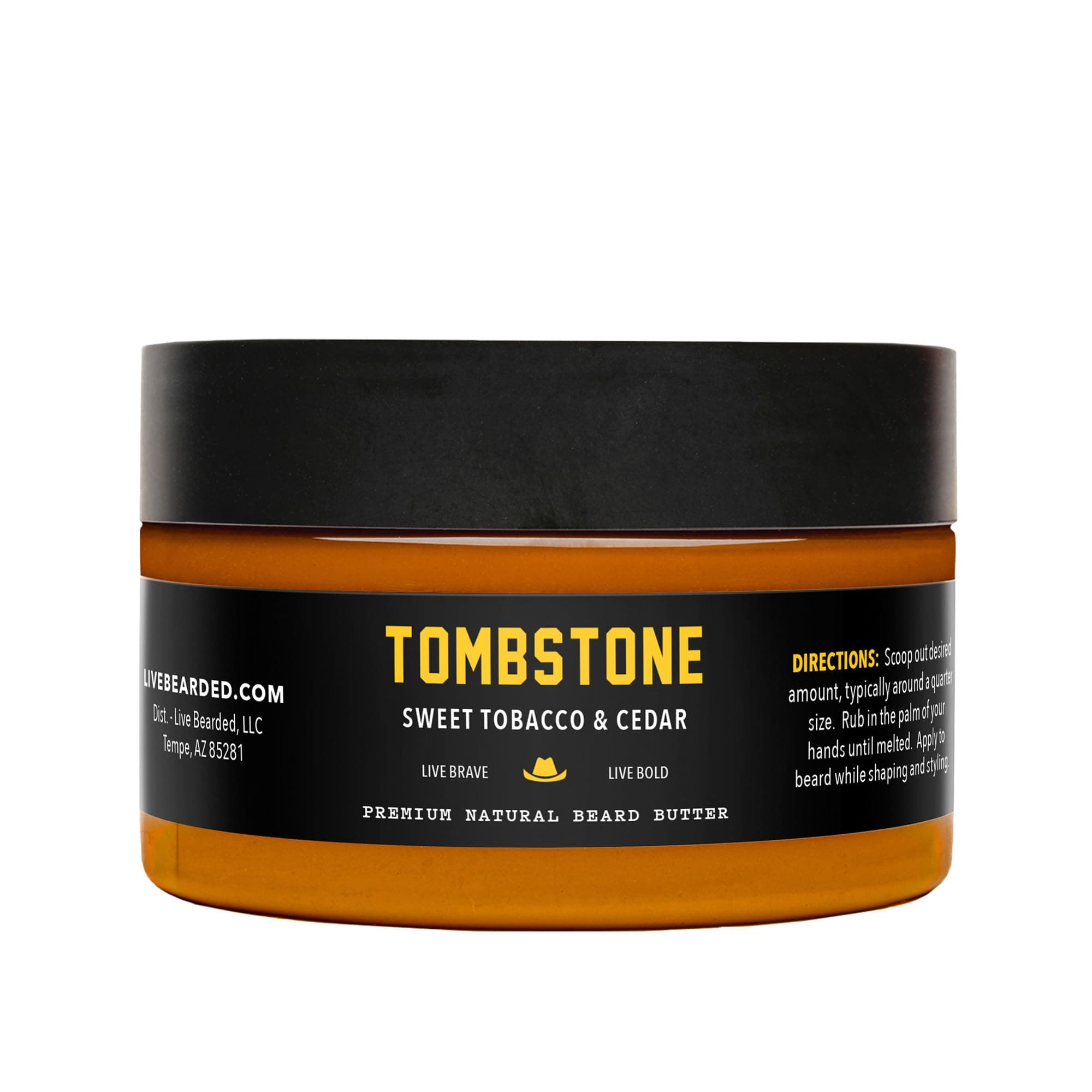 Beard Butter - Gunslinger - Leave in Conditioner for Beards - 3 oz. - Moisturize, Style, Condition - All-Natural Ingredients with Shea Butter - Light to Medium Hold - Made in the USA