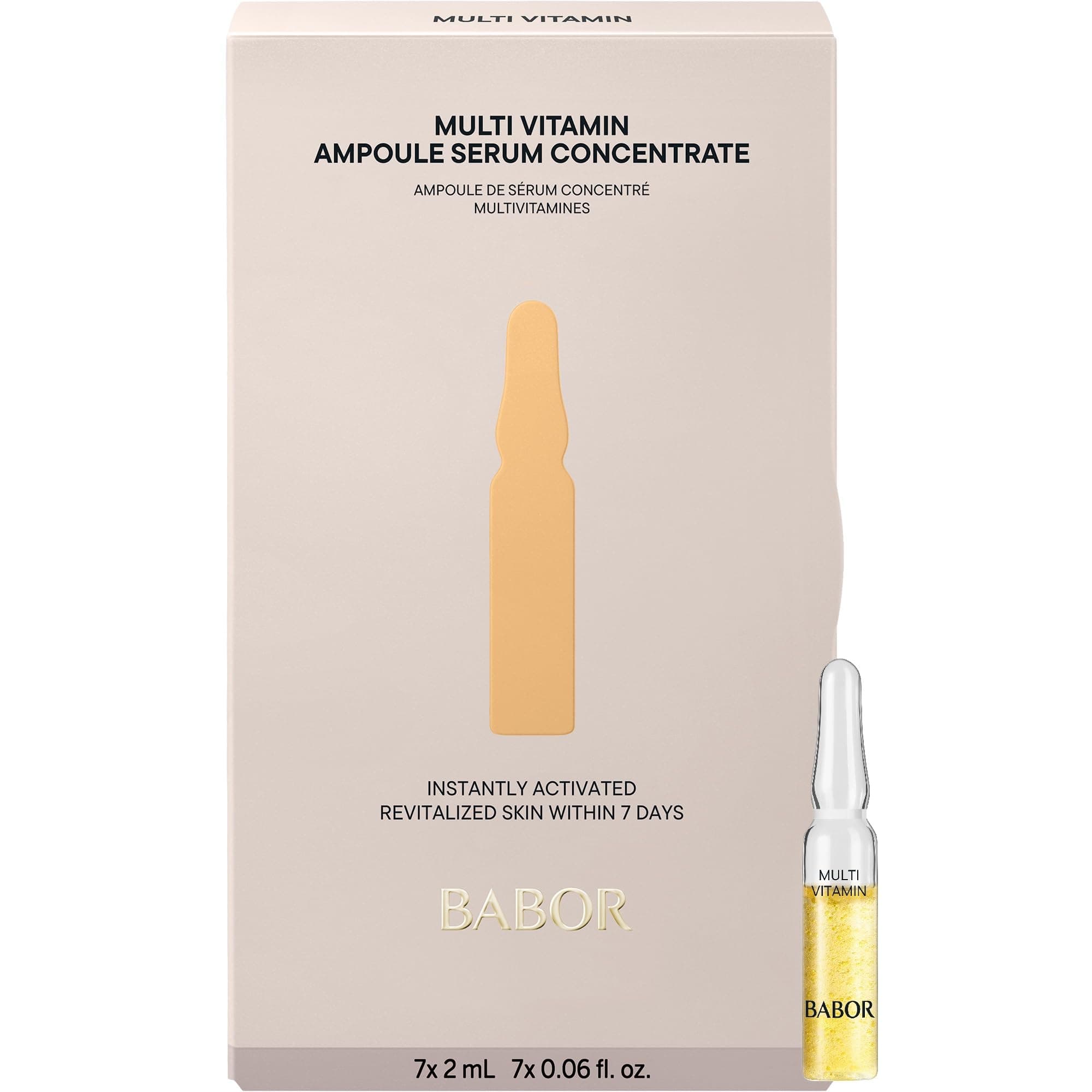 BABOR Multi Vitamin, serum for the face, with vitamin E for a stronger barrier layer of the skin, ampoules with concentrate, 7x 3 ml