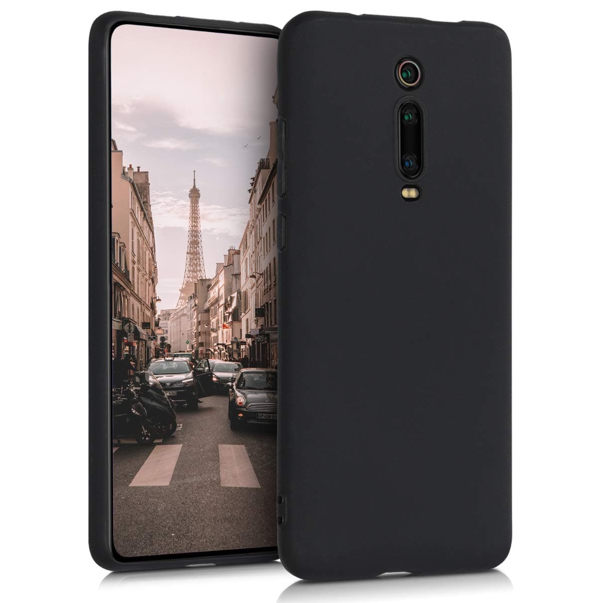 kwmobile Case Compatible with Xiaomi Mi 9T (Pro) / Redmi K20 (Pro) Case - Protective Slim TPU Phone Cover - Soft Matte Finish - Black Matte