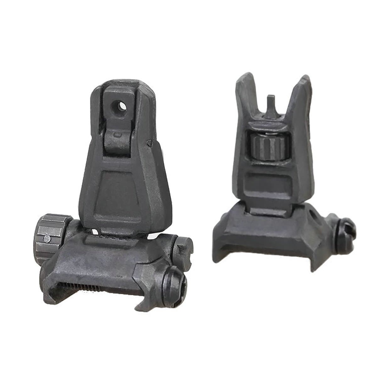 Opticsking Flip Up Front and Rear Back up Iron Sight