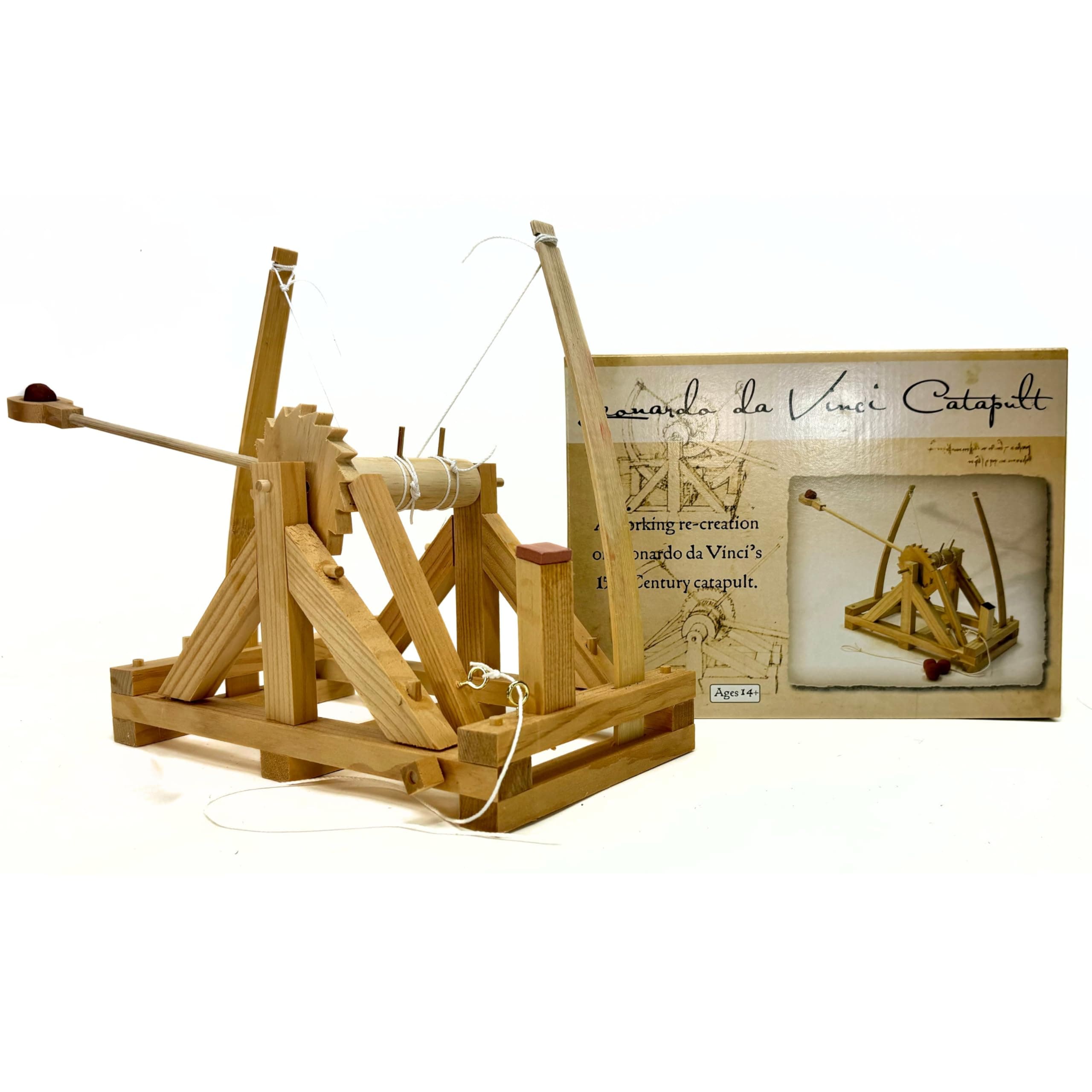 STEM Kits – Leonardo da Vinci Catapult kit | Trebuchet Science Kits for Kids Age 12-14 | Toys for Ages 8-13 Physics Toys | Kids Engineering kit | Learning Resource | Engineering