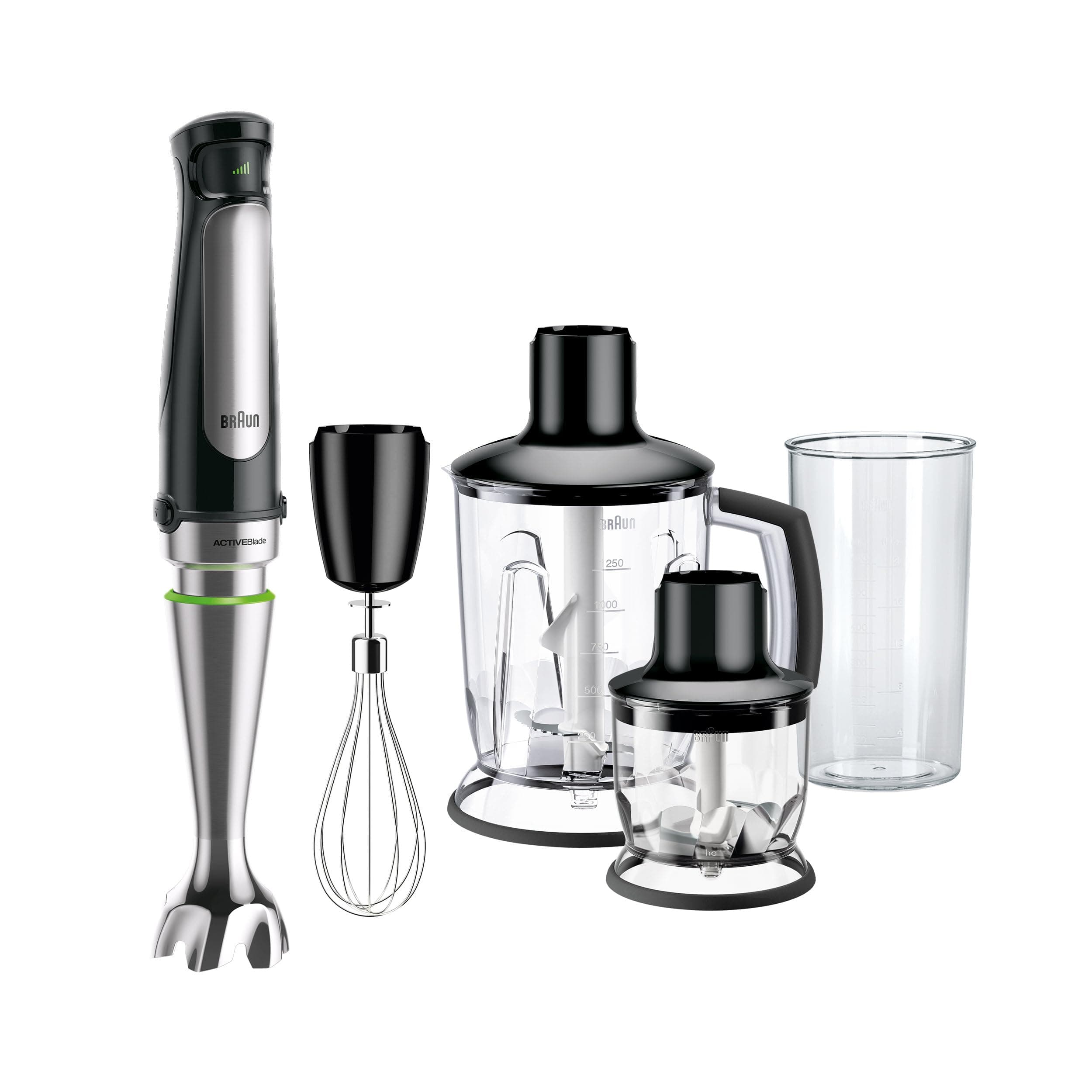 Braun MultiQuick 7 MQ7045 Hand Blender, Mixer, ActiveBlade System, EasyClick Plus System, Splash Control