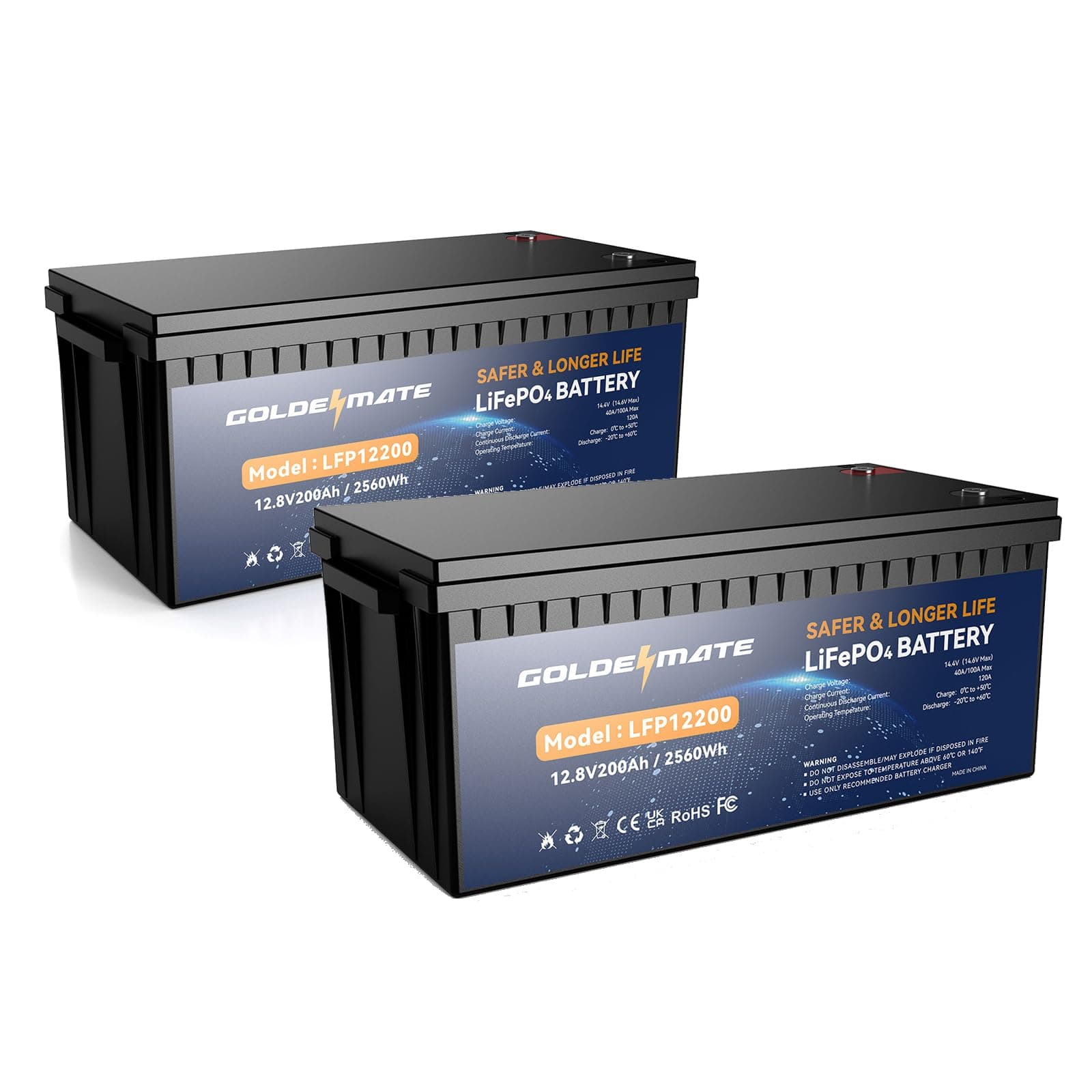 200Ah(2-Pack) LiFePO4 Battery