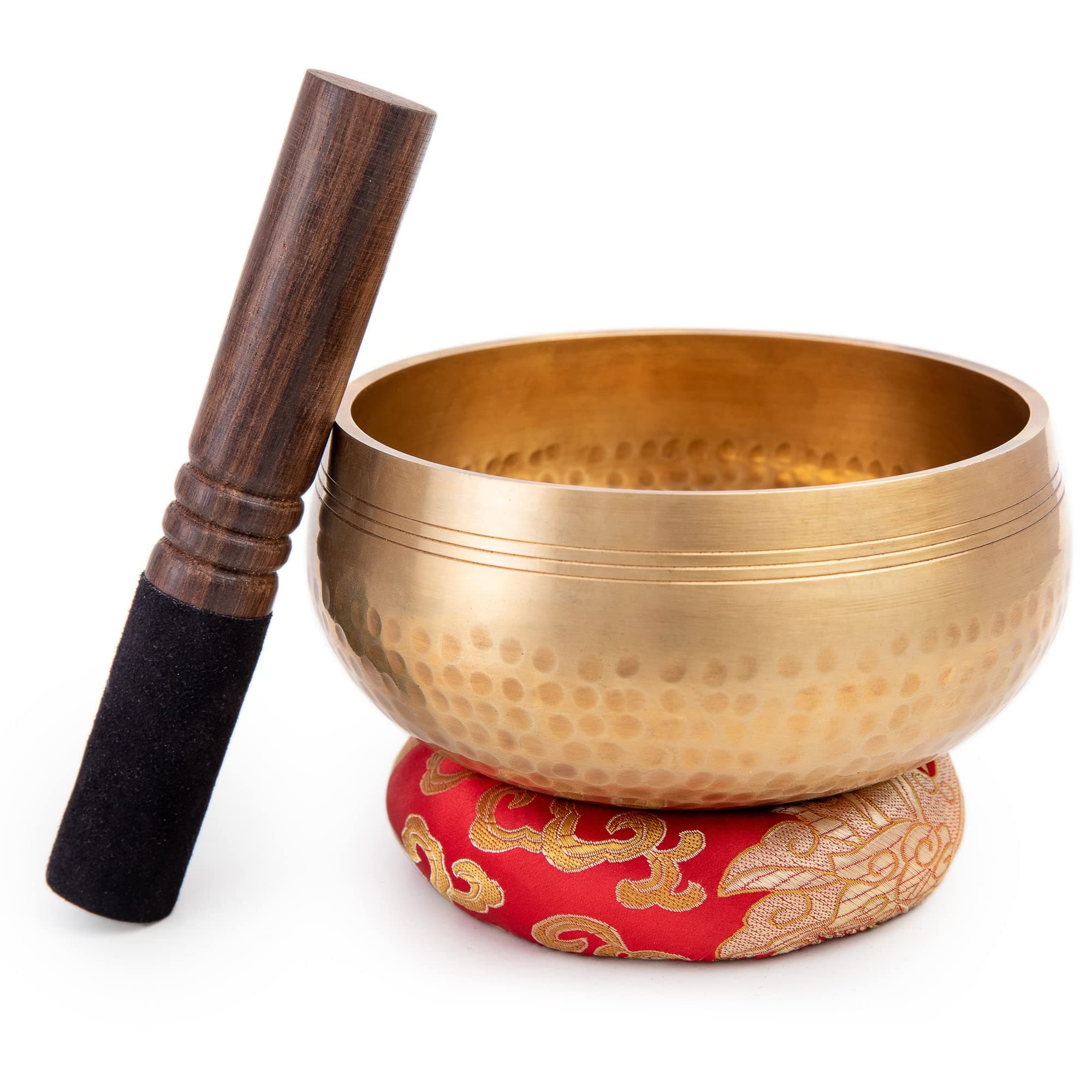 Tibetan Singing Bowl Set - Easy To Play for Beginners - Authentic Handcrafted Mindfulness Meditation Holistic Sound 7 Chakra Healing Gift by Himalayan Bazaar (6)