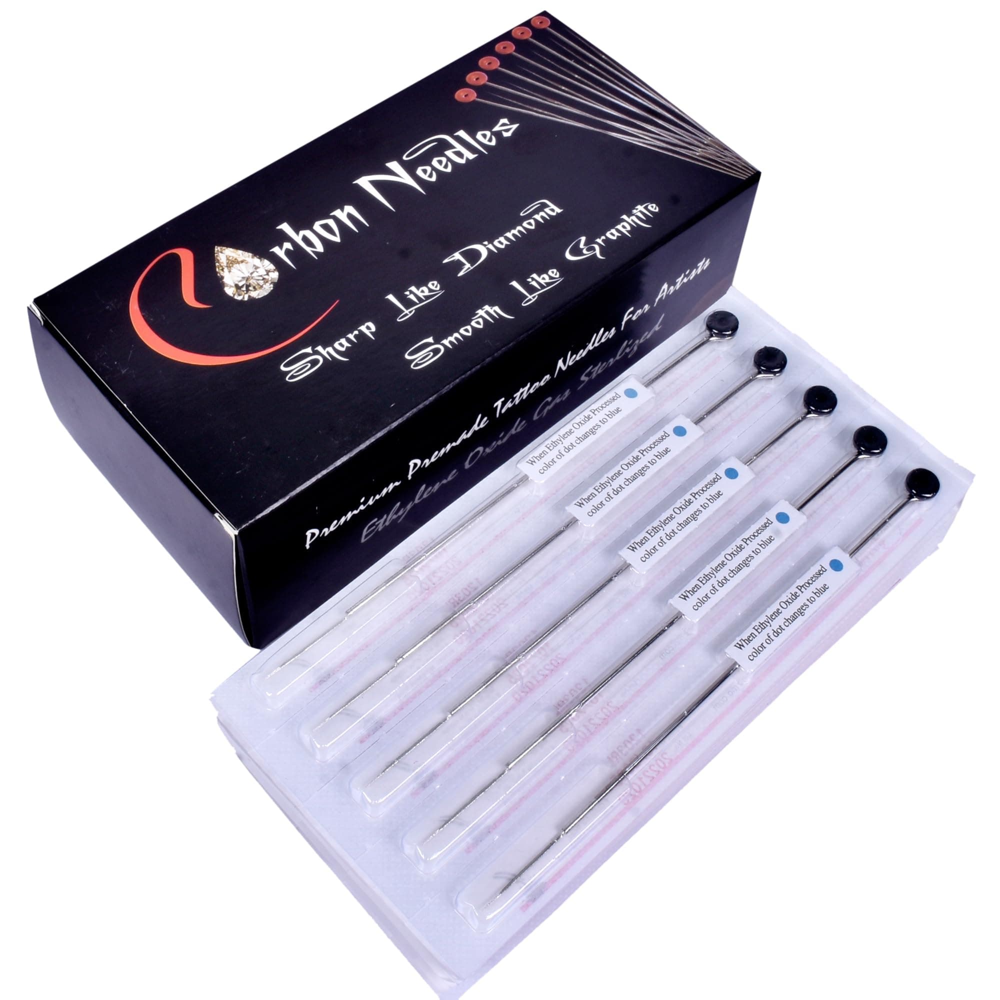 Carbon Tattoo Needles 3RL,5RL (1 Boxes, 50 Needles)