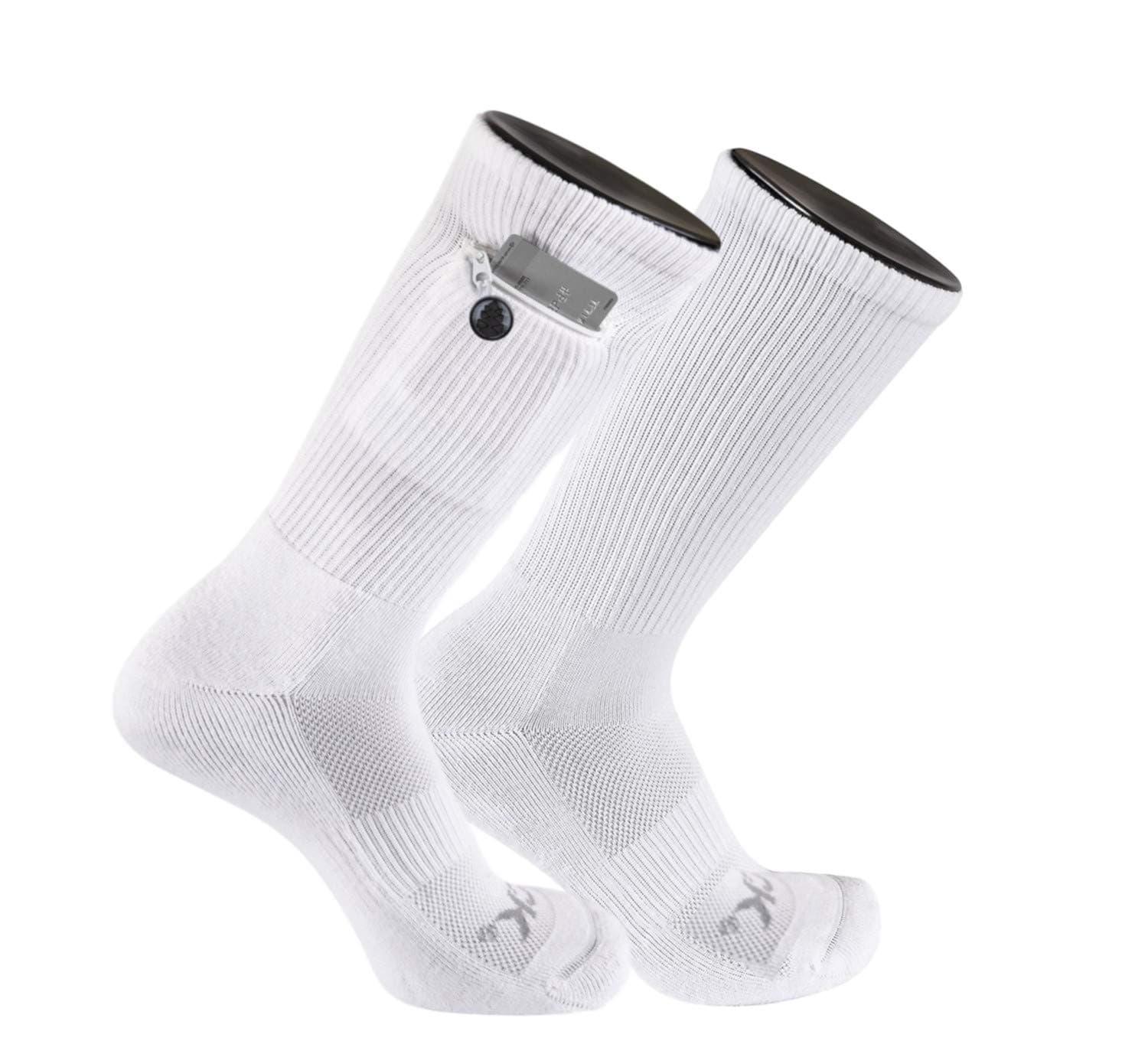 IQ Performance Zip Pocket Crew Socks Stash & Dash Men Women