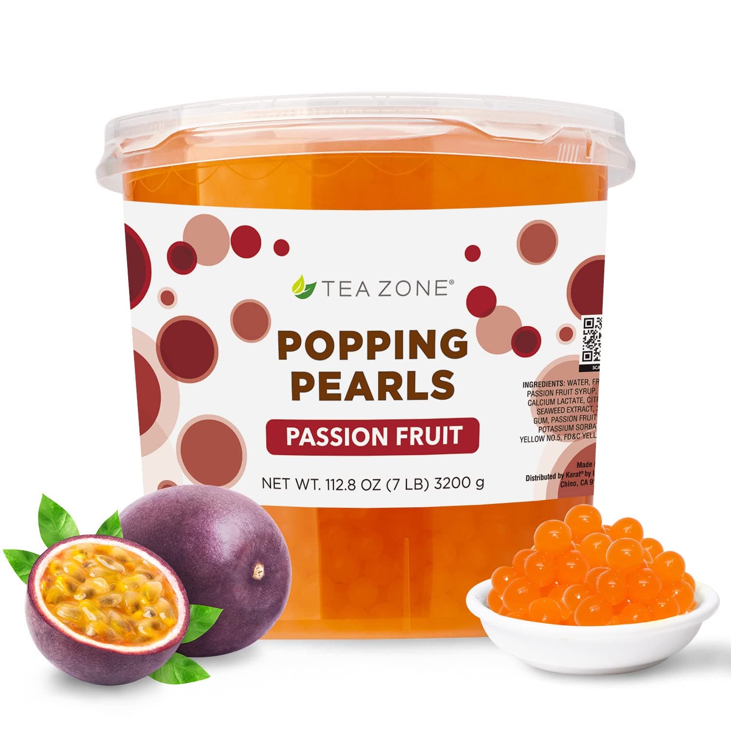 - 7 lb Passion Fruit Popping Pearls