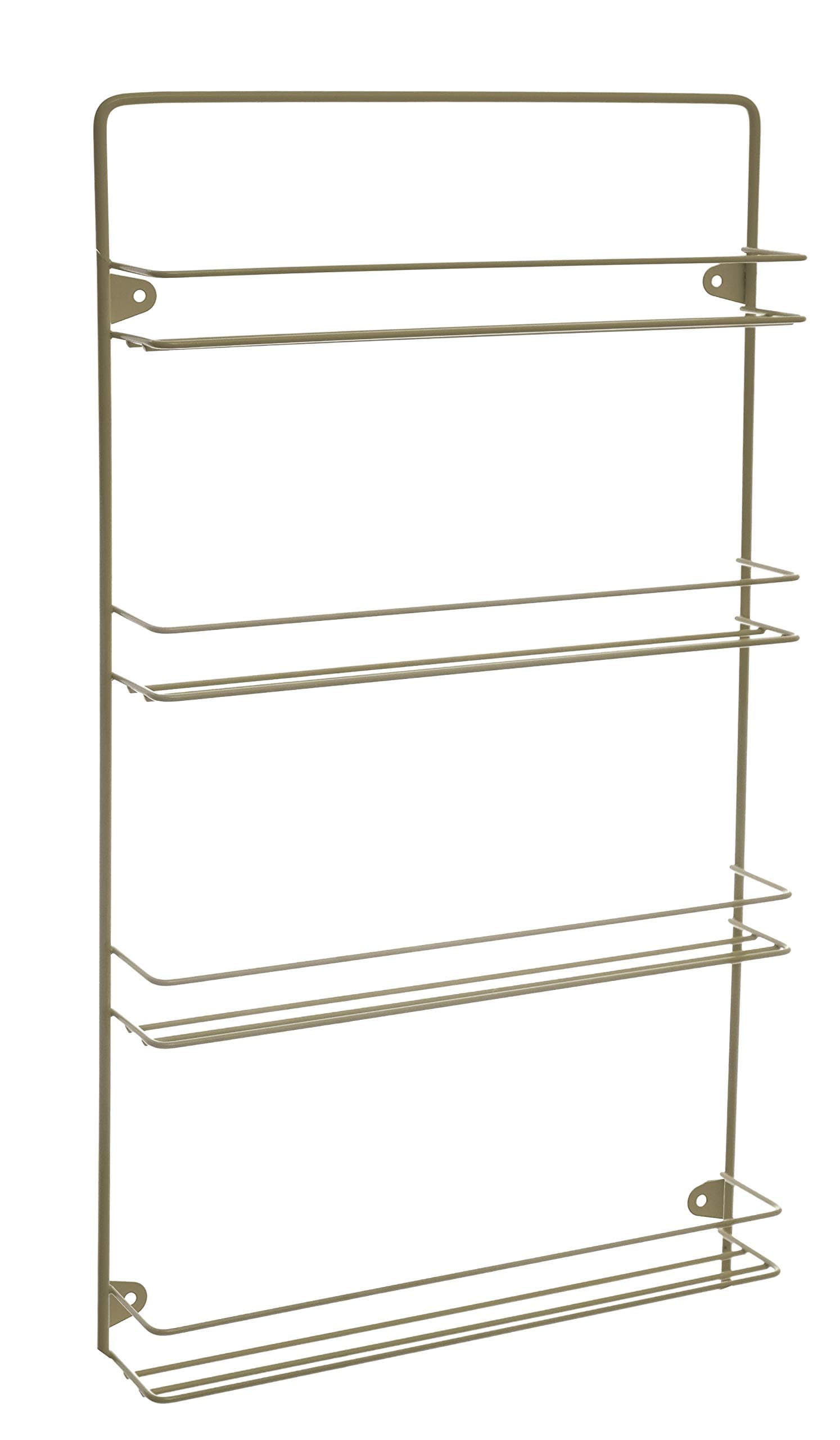 Customize Your British Spice Rack With Colour And Size To Suit Your Kitchen (4 Tier, Grey)