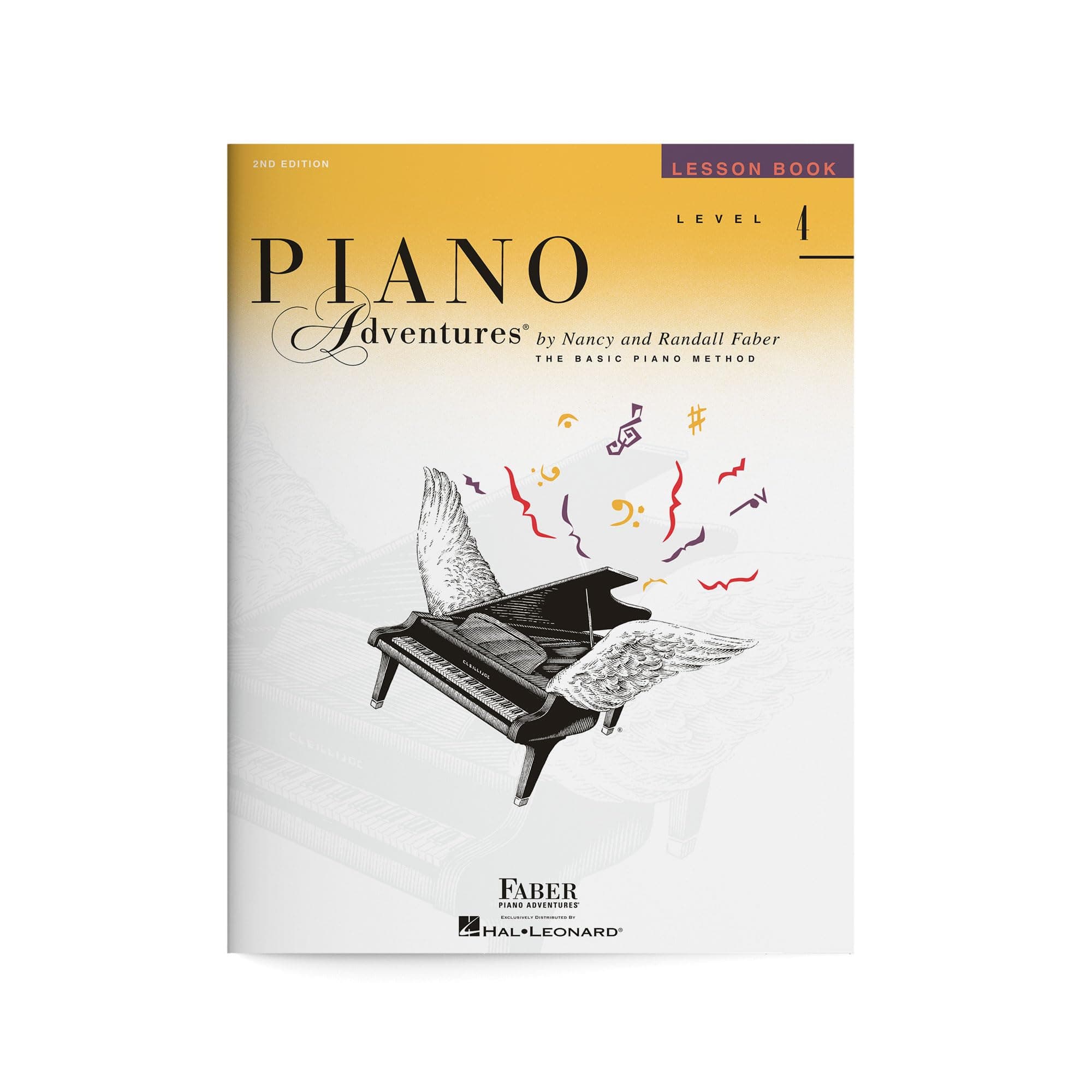 Piano Adventures: Lesson Book- Level 4, 2nd Edition | Intermediate Piano Method for Students and Adults | Learn Arpeggios Chords and Scales | Educational Sheet Music Songbook | Faber Piano Book