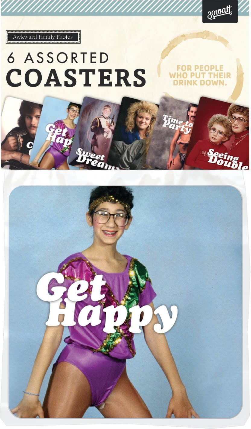 Assorted Coasters - 6 Pack