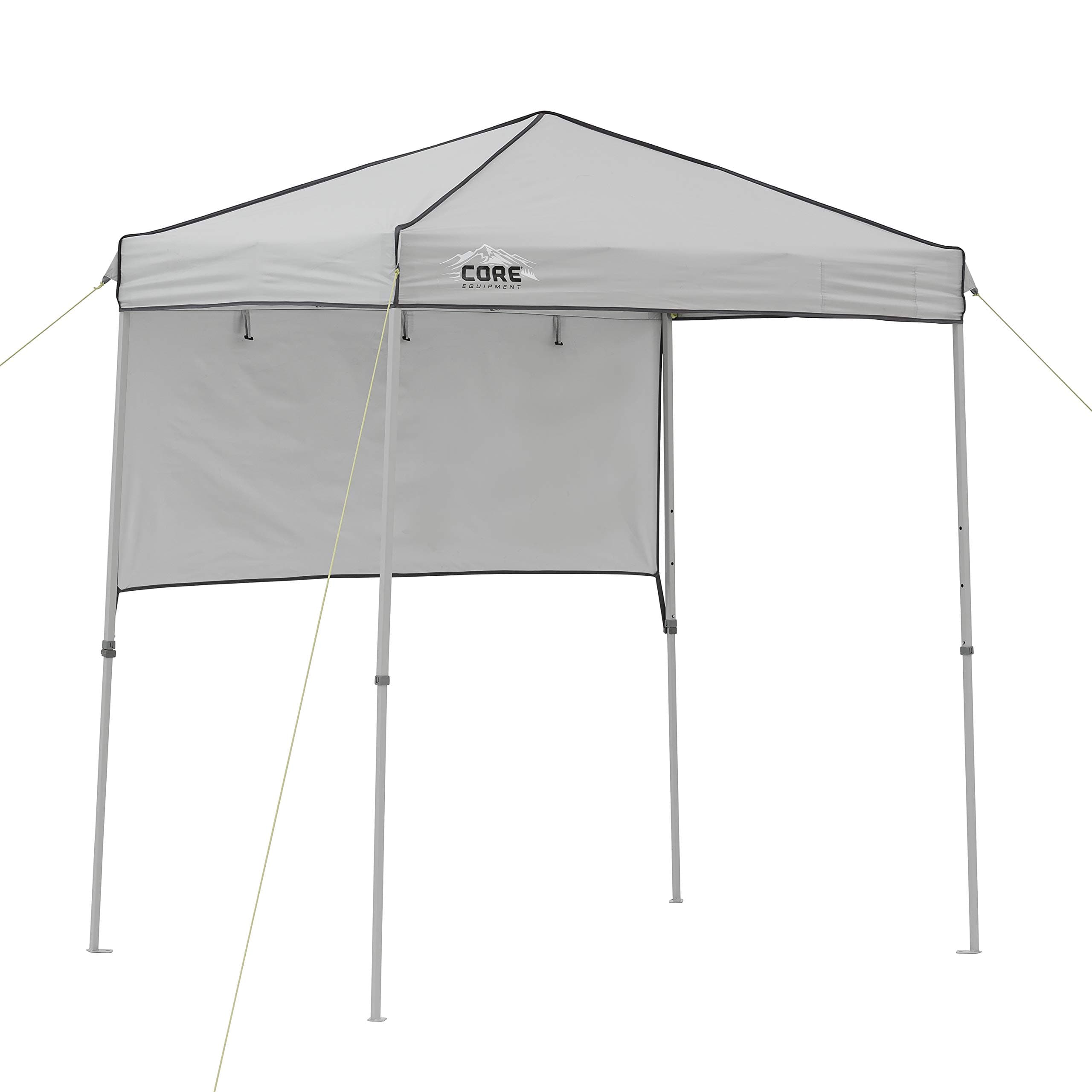 Instant Straight Leg Canopy Tent with Adjustable Sun Wall, 6 ft x 4 ft , Gray