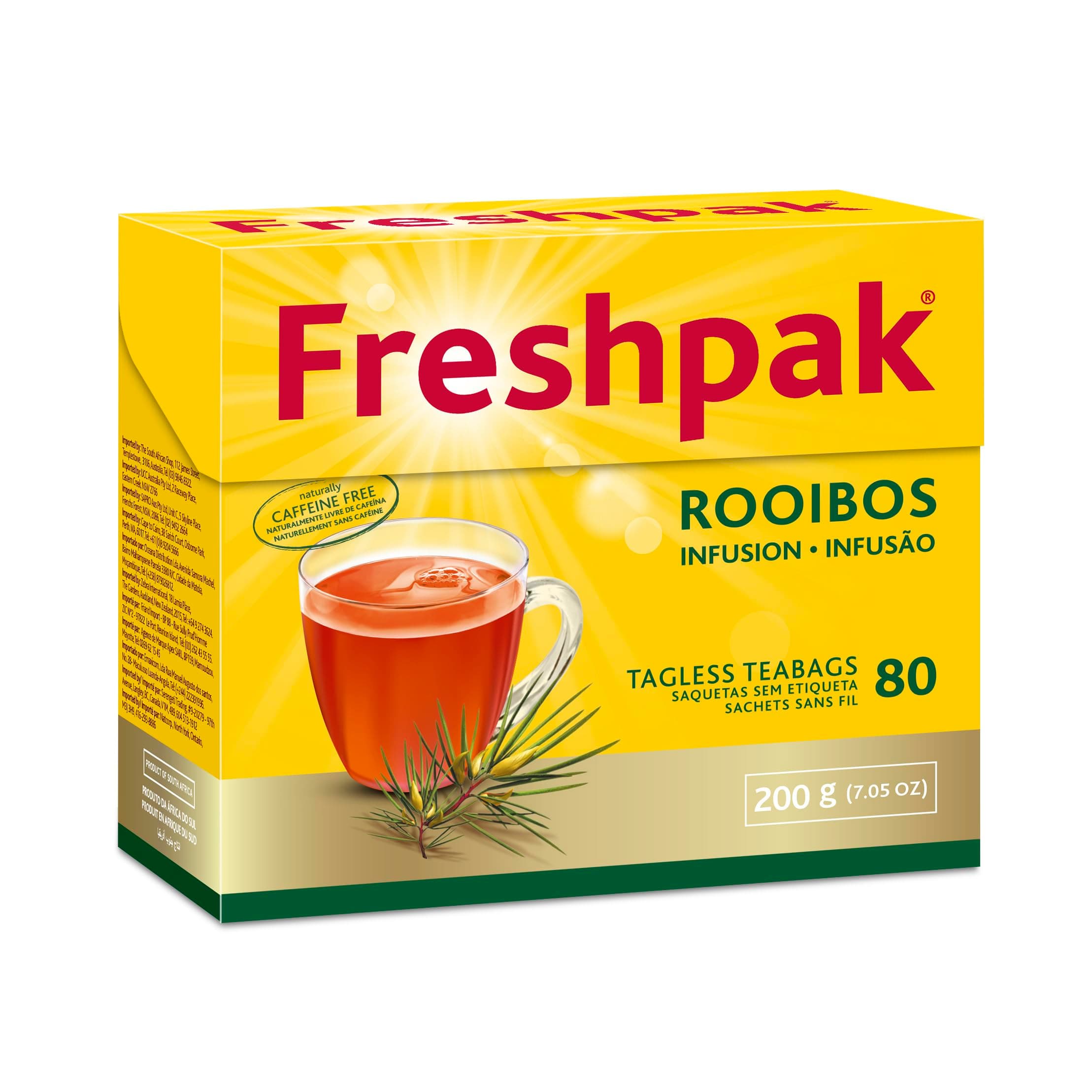 Rooibos Tea 80 Tagless Bags (2 X Pack)
