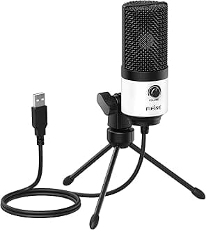 Recording Podcast Mic-K669 White