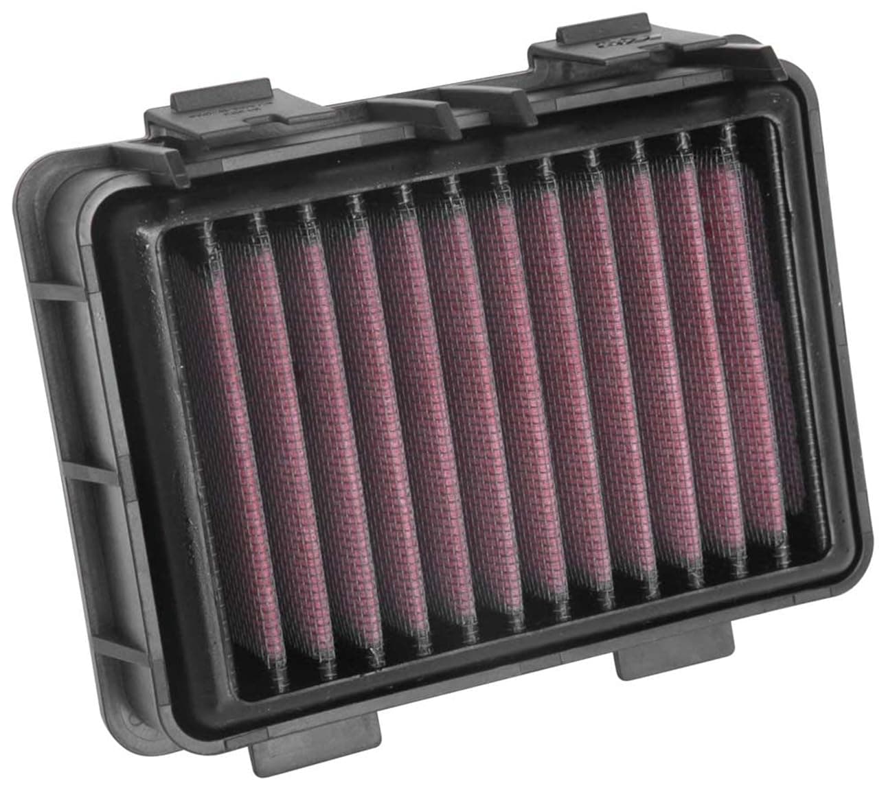 K&N Replacement air filter compatible with KTM Duke 125/200/250/390 2017- / Husqvarna Svartpilen & Vitpilen 2018- (KT-1217), Red