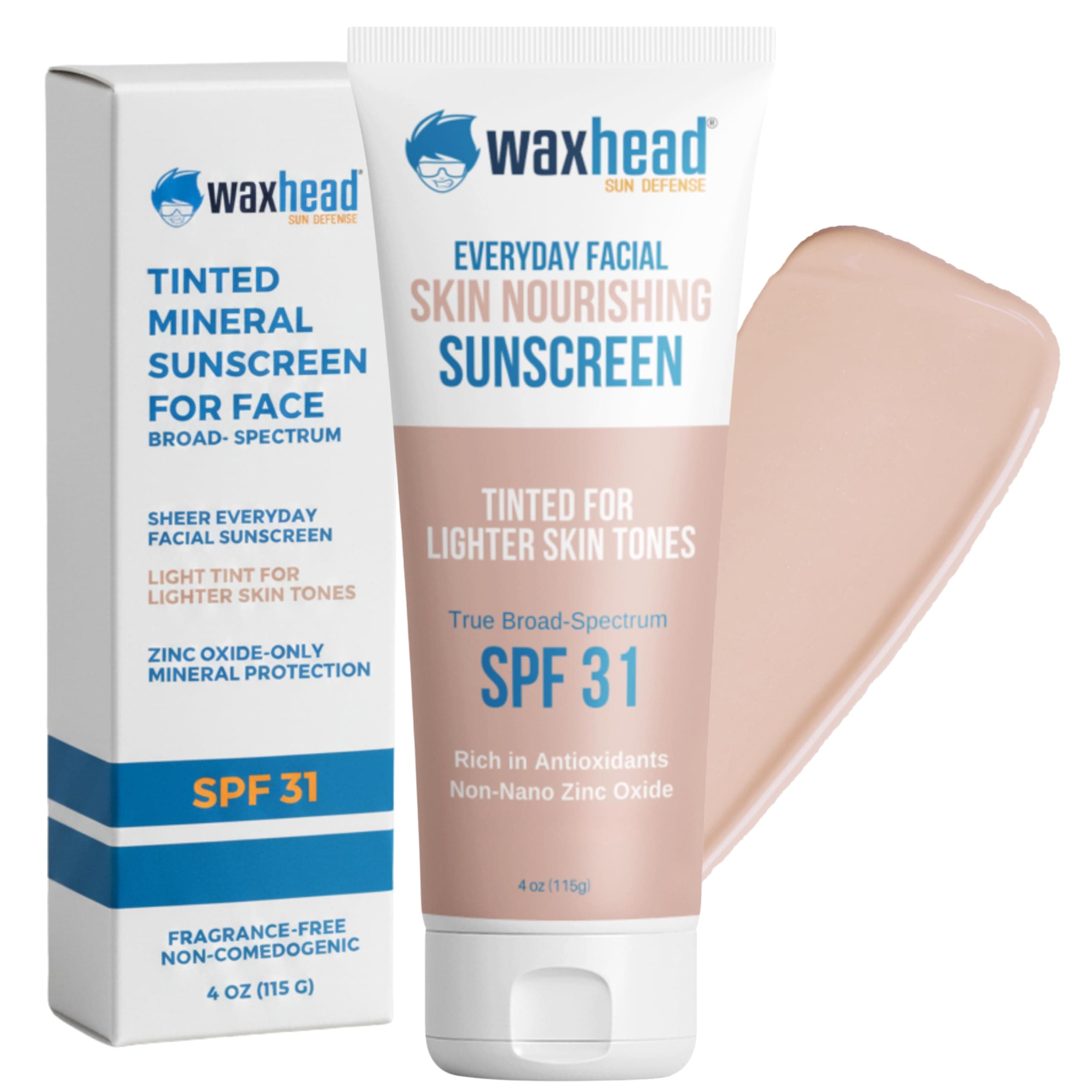 Waxhead Light Tinted Mineral Sunscreen SPF 31